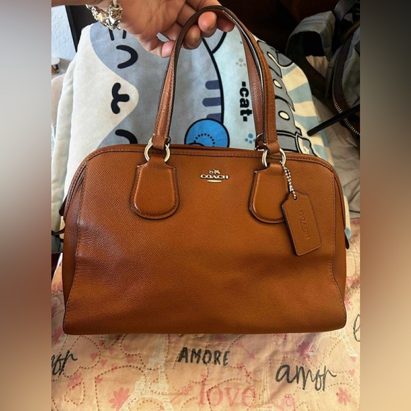 Coach Handbags - Coach Tan Leather Satchel